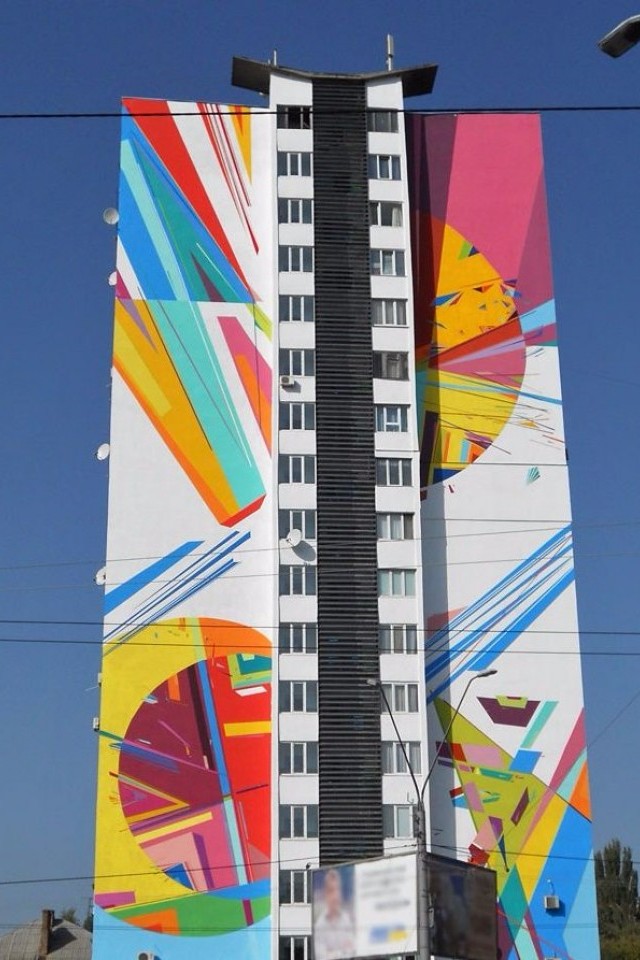 Мурал-абстракция 