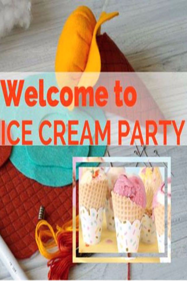 IceCream Party - Майстер клас "Пошив морозива з фетру"