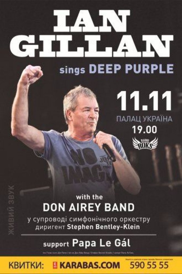 Ian Gillan sings Deep Purple with Don Airey Band
