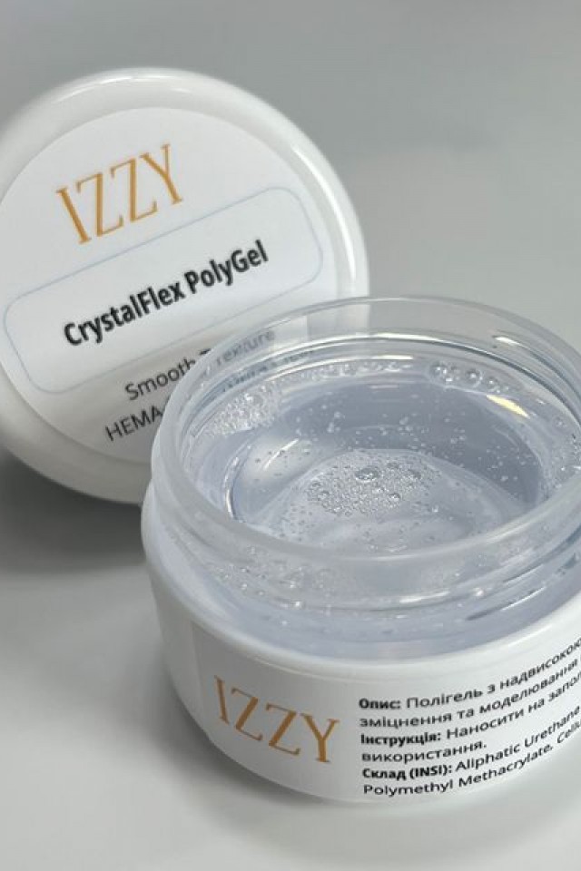Универсальный Прозрачный Полигель Izzy Crysyalflex Polygel Clear 20г