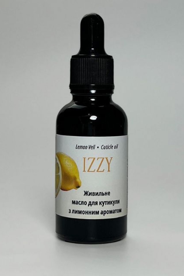 Аромат и Уход: Масло для Кутикул Izzy с Лимоном 30мл (Профессиональный объем)