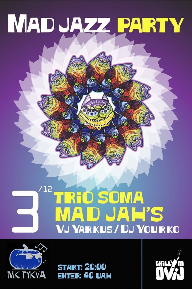 Mad Jazz Party - trio Soma, Madjah's