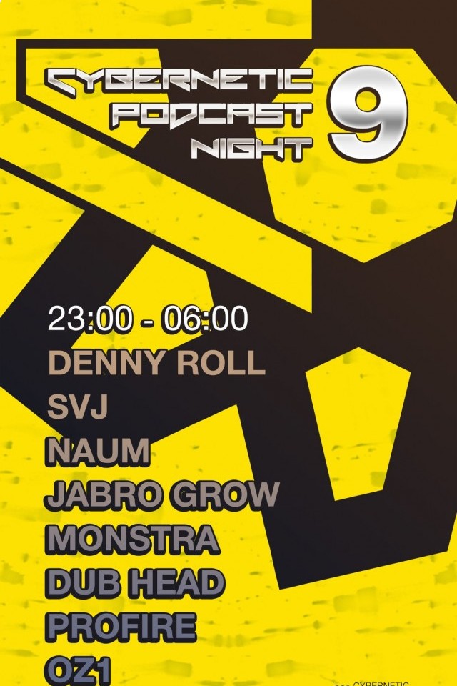 29.05 Cybernetic Podcast Night 9 @ Cinema Club