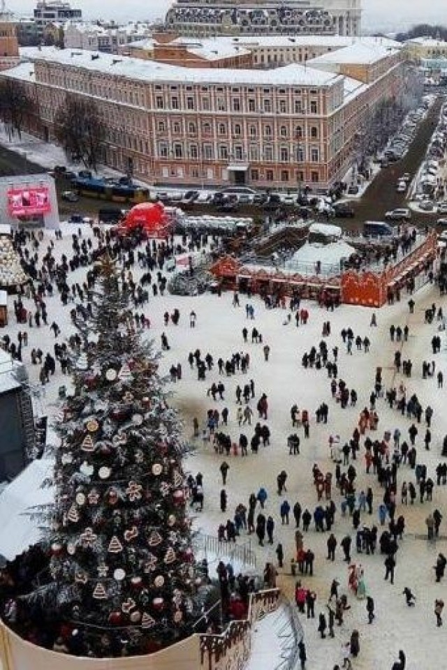Старый Новый год на Софиевской площади
