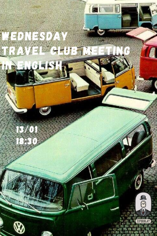 Wednesday Travel Club Meeting in English